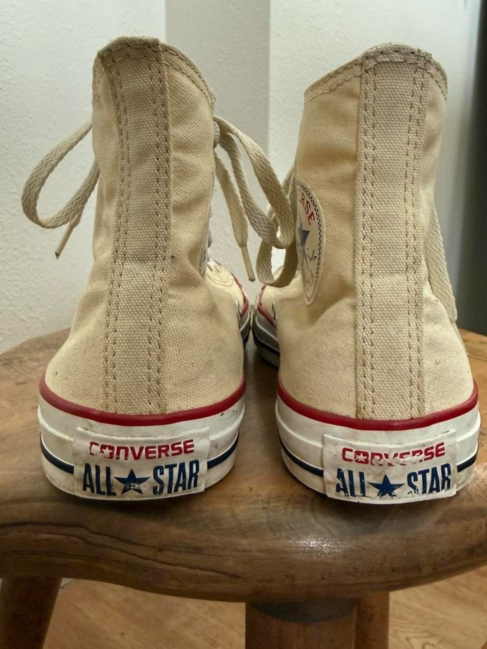 Converse Natural Ivory Chuck Taylor All-Stars Hi Top Sneakers Chucks ~ 7 W / 5 M - Picture 5 of 8